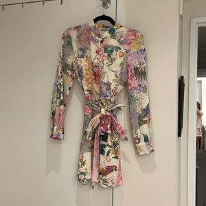 Zara floral dress size XS